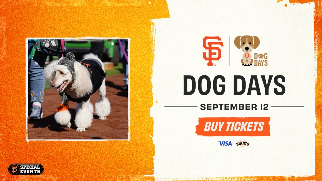 Join the SF SPCA at Dog Days at Oracle Park